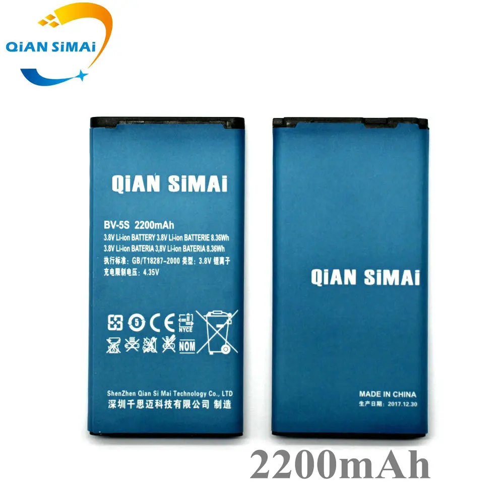 QiAN SiMAi 2200mAh BV 5S BV5S BV-5S Rechargeable Li-ion Battery For Nokia X2 / X2DS / RM-1013 Phone + Track Code 
QiAN SiMAi 2200mAh BV 5S BV5S BV-5S Rechargeable Li-ion Battery For Nokia X2 / X2DS / RM-1013 Phone + Track Code