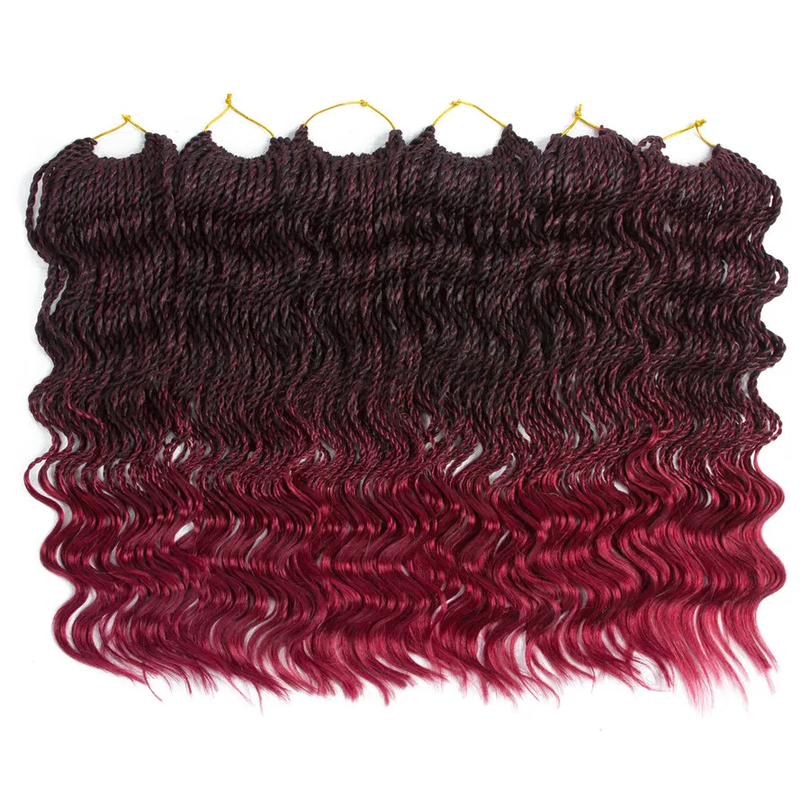 Aigemei Crochet Hair Extension Curly Senegalese Twist Braid Synthetic Braiding Hair 18 Inch
Aigemei Crochet Hair Extension Curly Senegalese Twist Braid Synthetic Braiding Hair 18 Inch