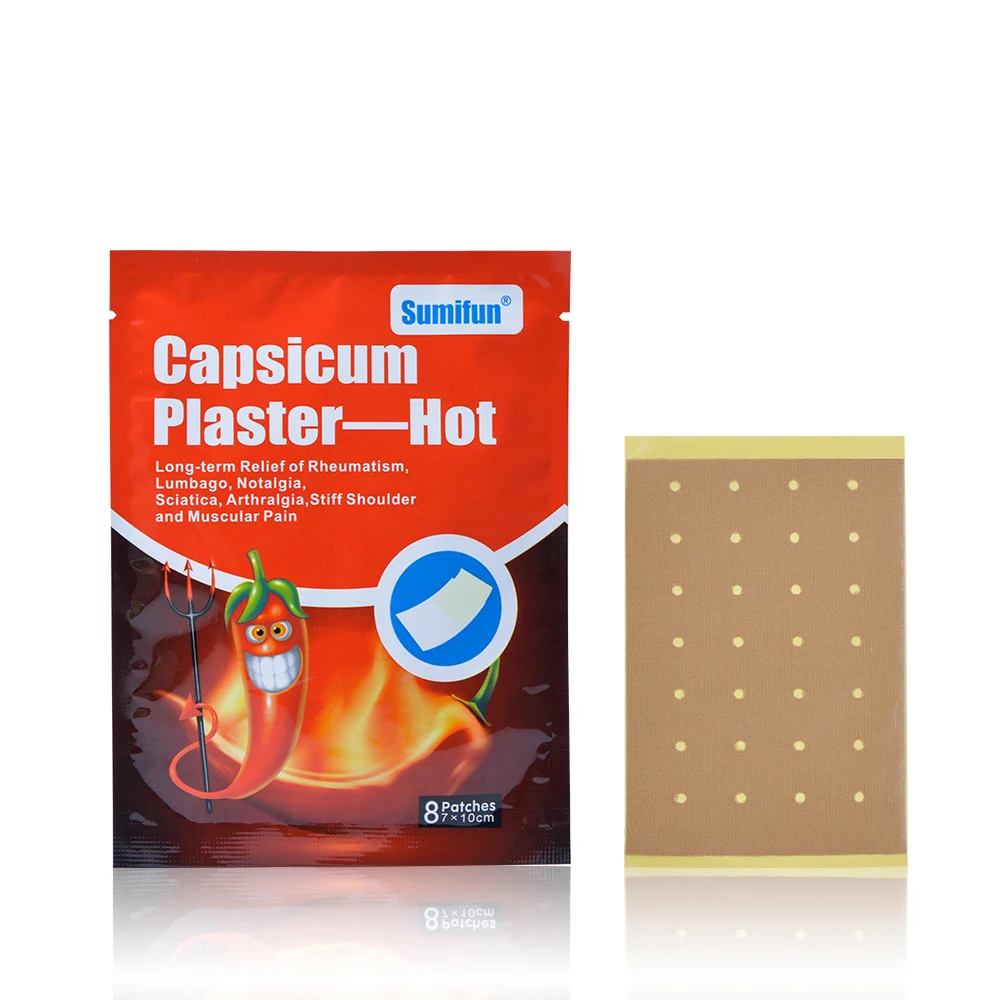 8 Pcs Capsicum Plaster-Hot Health Care Medical Patch Medical Balm Plaster Knee Joint Shoulder Pain Remover K02101
8 Pcs Capsicum Plaster-Hot Health Care Medical Patch Medical Balm Plaster Knee Joint Shoulder Pain Remover K02101