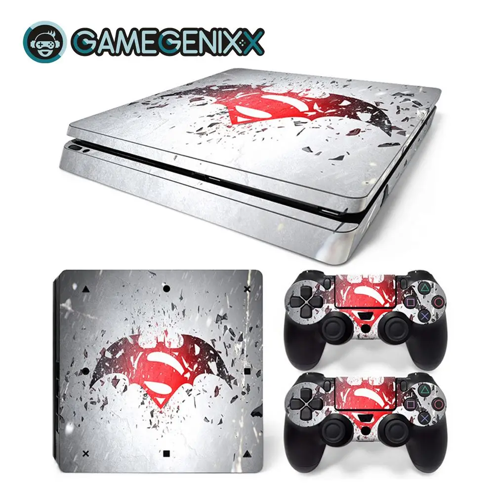 GAMEGENIXX Skin Sticker Full Cover Vinyl Decal for PS4 Slim Console and 2 Controllers - Batman
GAMEGENIXX Skin Sticker Full Cover Vinyl Decal for PS4 Slim Console and 2 Controllers - Batman