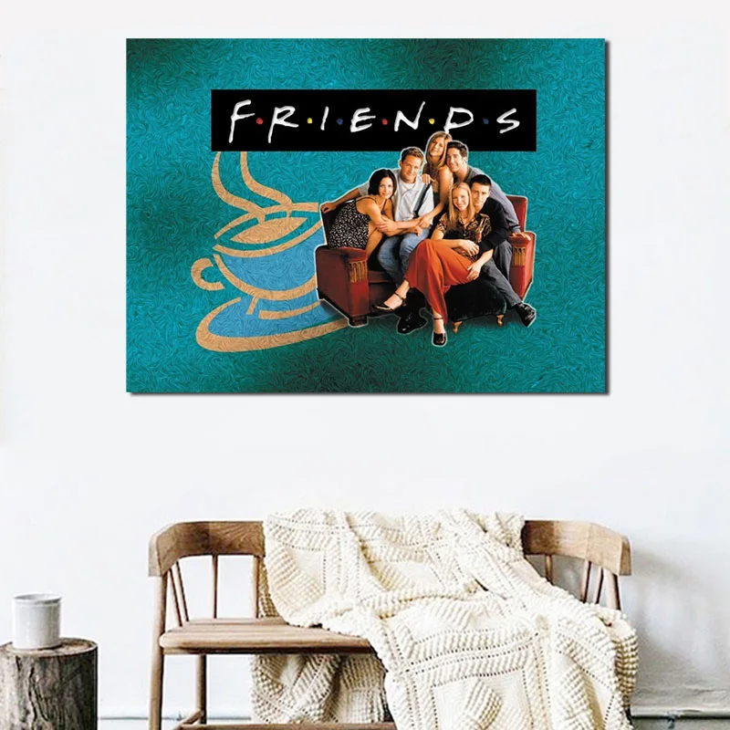 Friends TV Show Poster Sitting On Couch Art Canvas Poster Painting Wall Picture Print Home Modern Bedroom Decoration Accessories
Friends TV Show Poster Sitting On Couch Art Canvas Poster Painting Wall Picture Print Home Modern Bedroom Decoration Accessories