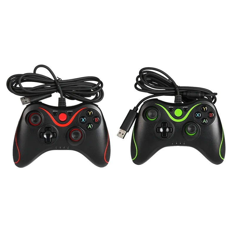 

1Pcs USB Wired Game Handle Controller Joypad Gamepad For Microsoft Xbox 360 For Xbox 360 Slim PC Windows