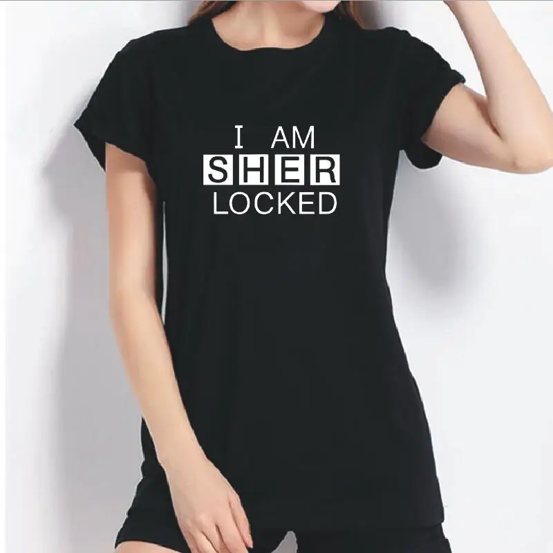 I Am Sher Locked Letter Print T Shirt Summer O-neck Short Sleeve Traveler Cotton Tee Shirt Harajuku Funny Streetwear T-shirt
I Am Sher Locked Letter Print T Shirt Summer O-neck Short Sleeve Traveler Cotton Tee Shirt Harajuku Funny Streetwear T-shirt