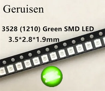 2000PCS SMT SMD LED 3528 1210 Water Green Ultra Bright Light-Emitting Diode LED Diode Chip Lamp
2000PCS SMT SMD LED 3528 1210 Water Green Ultra Bright Light-Emitting Diode LED Diode Chip Lamp