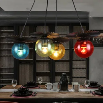 JW_Modern Nordic Vintage Creative Glass Ball Iron Chandelier Light E27 Bulb LED Pendant Lamp Glass Indoor Home Lighting Fixture
JW_Modern Nordic Vintage Creative Glass Ball Iron Chandelier Light E27 Bulb LED Pendant Lamp Glass Indoor Home Lighting Fixture