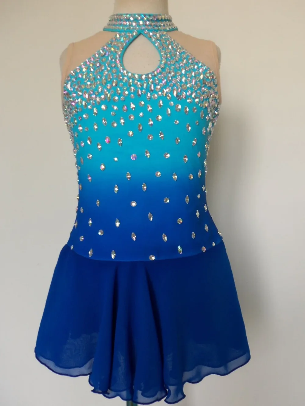 blue figure skating dresses women competition ice skating dress custom ice clothing to figure free shipping
blue figure skating dresses women competition ice skating dress custom ice clothing to figure free shipping