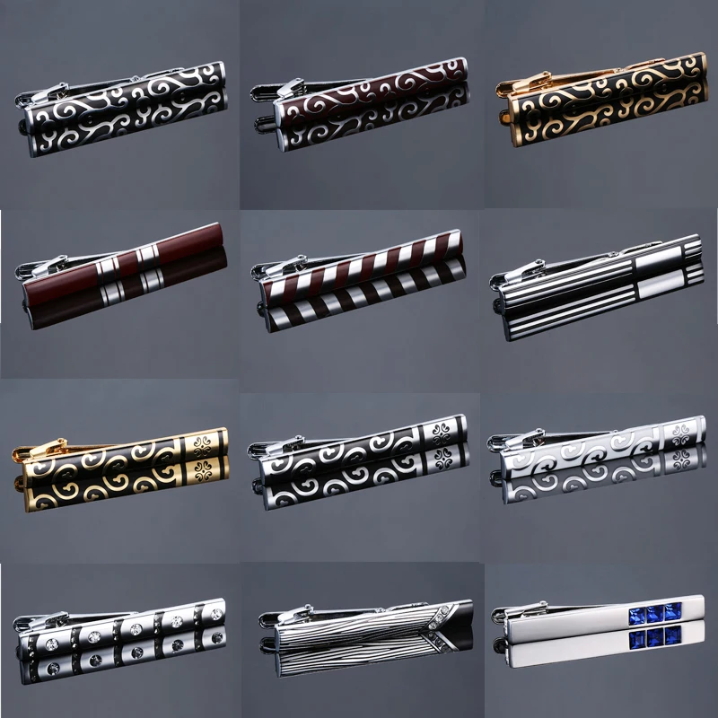 Man Classic Multi Type Tie Clip Luxury Men Plating Metal crystal Necktie Tie Bar Designed Clasp Tie Clip Wedding Gold Silver
Man Classic Multi Type Tie Clip Luxury Men Plating Metal crystal Necktie Tie Bar Designed Clasp Tie Clip Wedding Gold Silver
