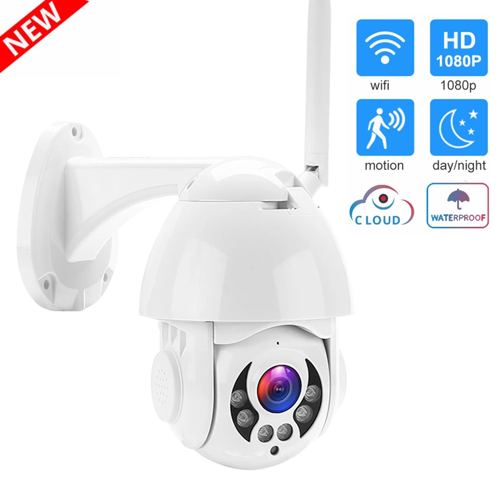 Seesii IP Camera WIFI Outdoor PTZ Speed Dome CCTV Camera Wi-Fi Waterproof 2MP 1080P Security Surveillance Camara ipcam exterior
Seesii IP Camera WIFI Outdoor PTZ Speed Dome CCTV Camera Wi-Fi Waterproof 2MP 1080P Security Surveillance Camara ipcam exterior