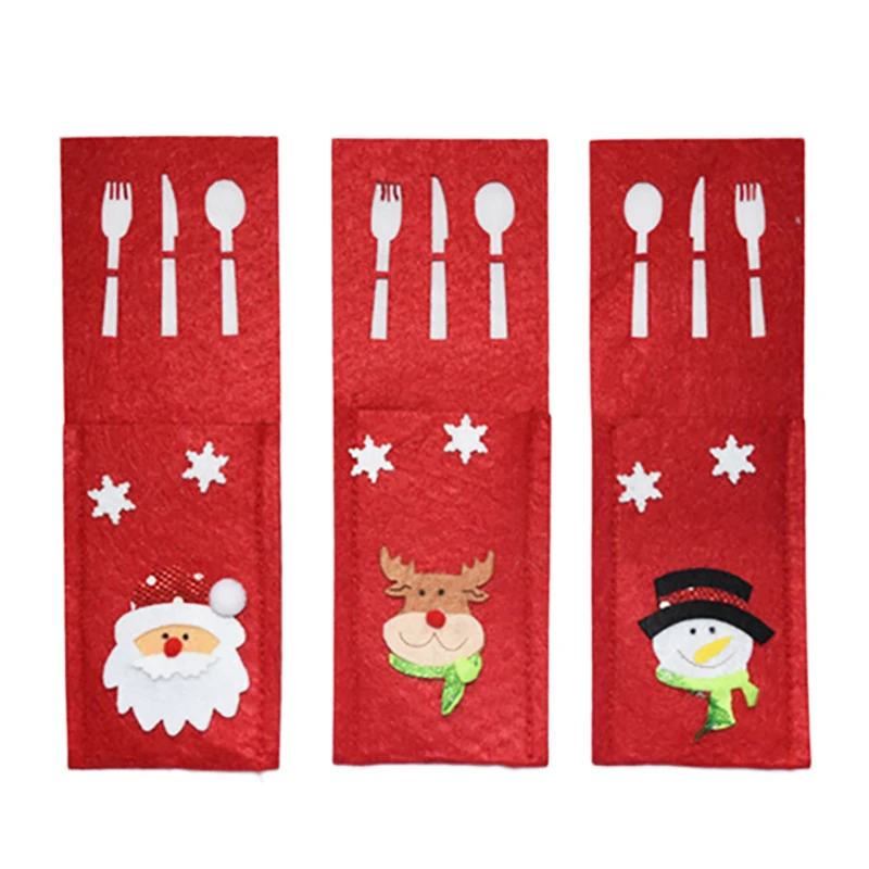 2019 Merry Christmas Gift Bag Santa Snowman Elk Knives Forks Cover for Xmas Dinner Party Table Decoration Silverware Set SD511
2019 Merry Christmas Gift Bag Santa Snowman Elk Knives Forks Cover for Xmas Dinner Party Table Decoration Silverware Set SD511