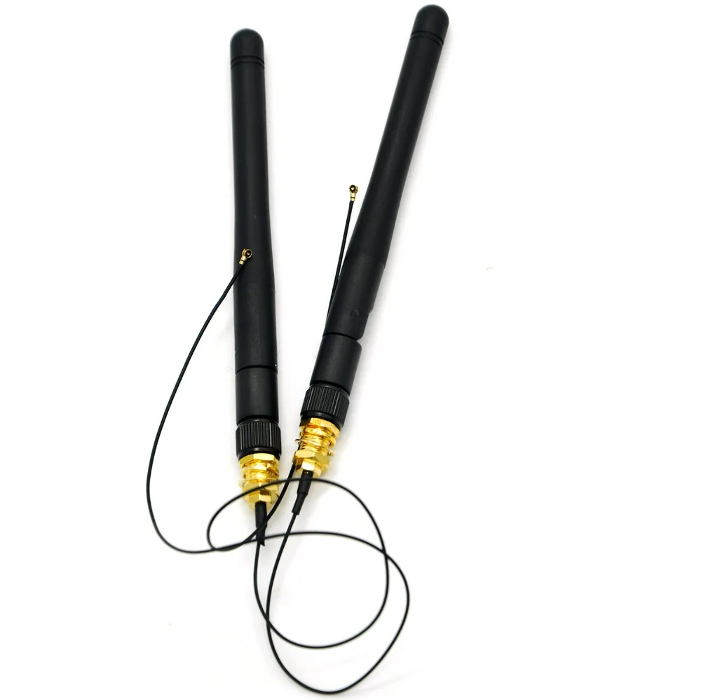 2pcs/Lot IPX4 uFL to RP-SMA Connector Antenna U.FL IPX to RP SMA Jack Male SMA to IPX + 2 x 2dBi AC Antenna for BCM94352Z 7260
2pcs/Lot IPX4 uFL to RP-SMA Connector Antenna U.FL IPX to RP SMA Jack Male SMA to IPX + 2 x 2dBi AC Antenna for BCM94352Z 7260