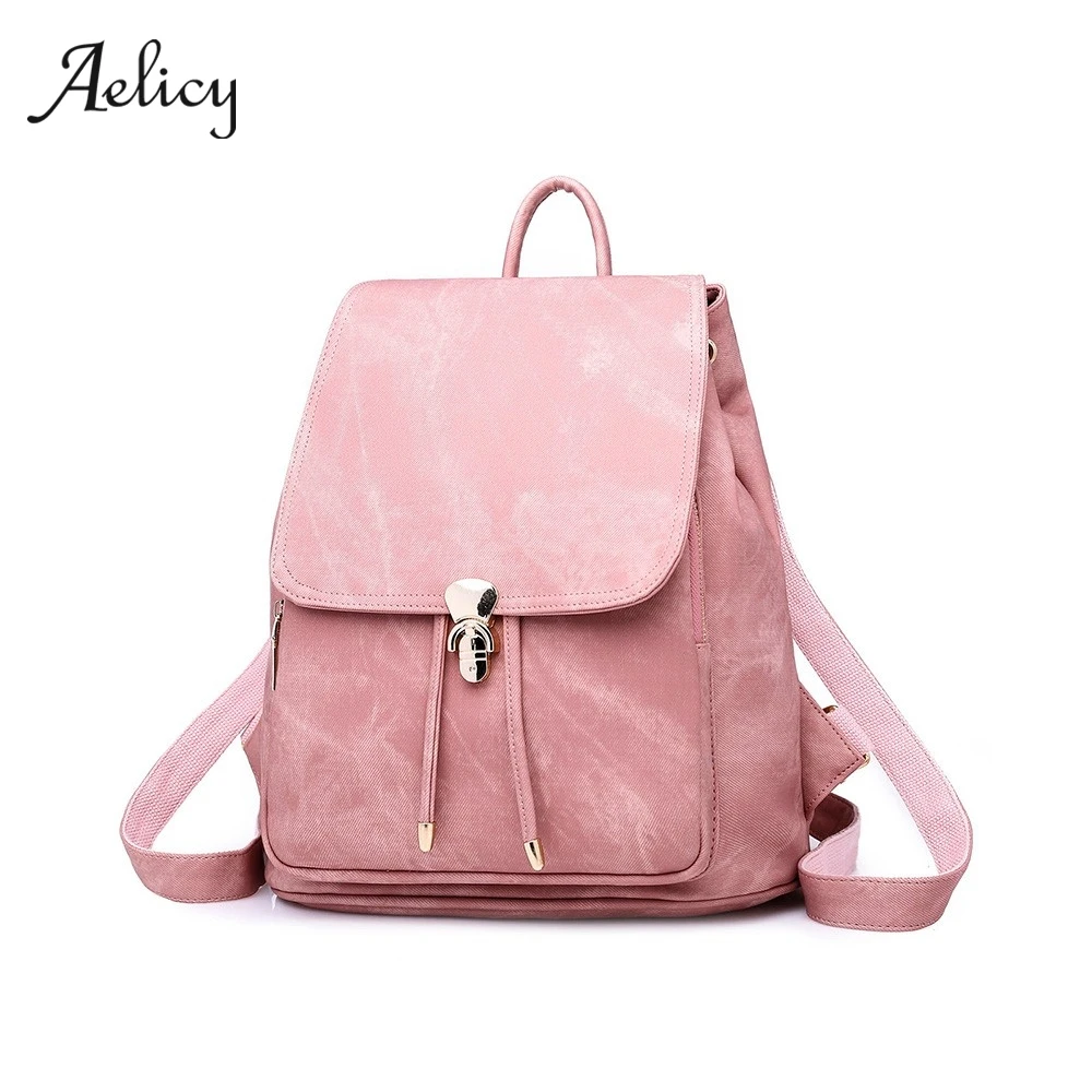 Aelicy 2pcs Women Backpack Set Denim Leather Backpacks For Girls Fashion School Bag Vintage Solid High Quality Pink Backpack
Aelicy 2pcs Women Backpack Set Denim Leather Backpacks For Girls Fashion School Bag Vintage Solid High Quality Pink Backpack