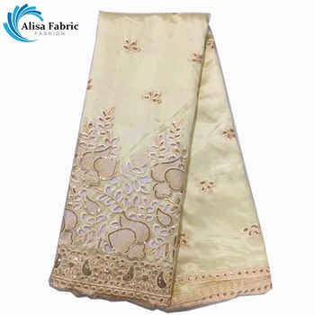Cut Hole Design African George Lace Fabric High Quality Embroidery With Sequins African Nigeria Lace 5 Yards For Church Dress
Cut Hole Design African George Lace Fabric High Quality Embroidery With Sequins African Nigeria Lace 5 Yards For Church Dress