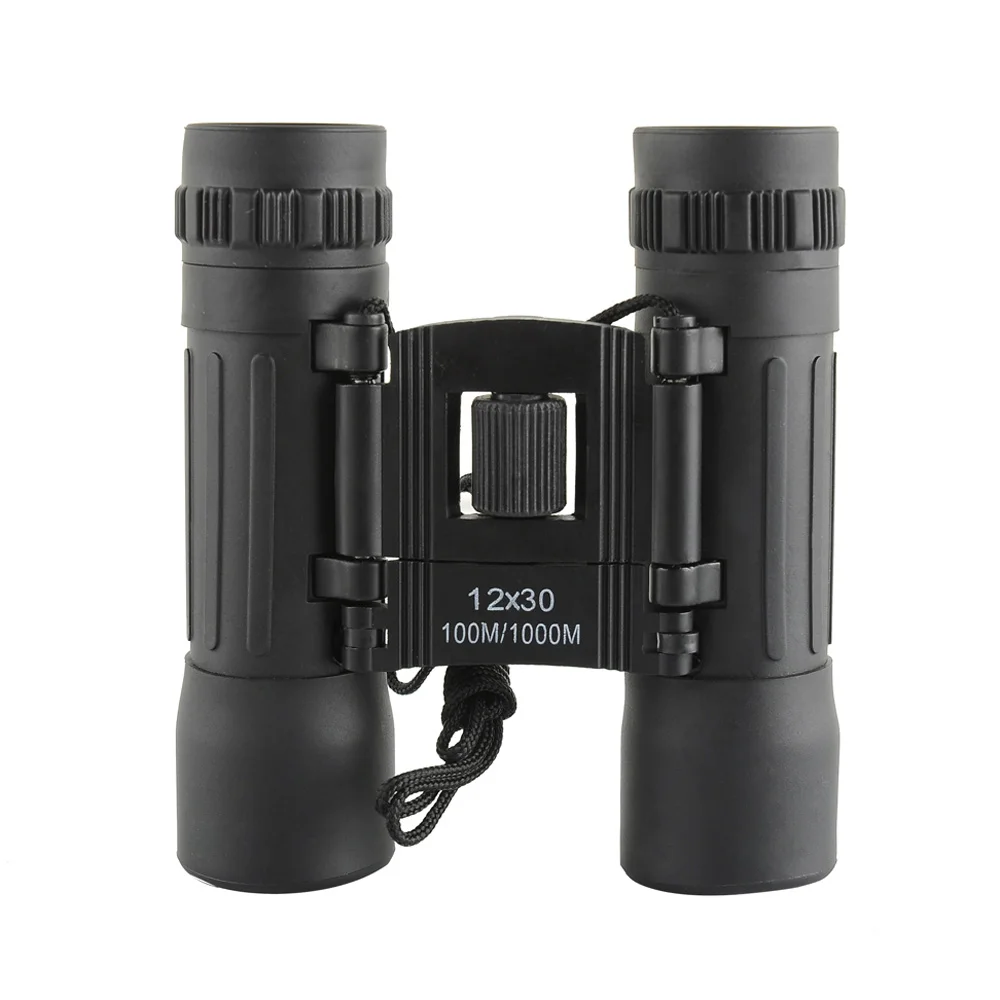 

12X30 Powerful Binoculars Zoom 96/1000m Mini Hunting Optics Binocular Telescope Professional Spotting Scope for Hiking Travel