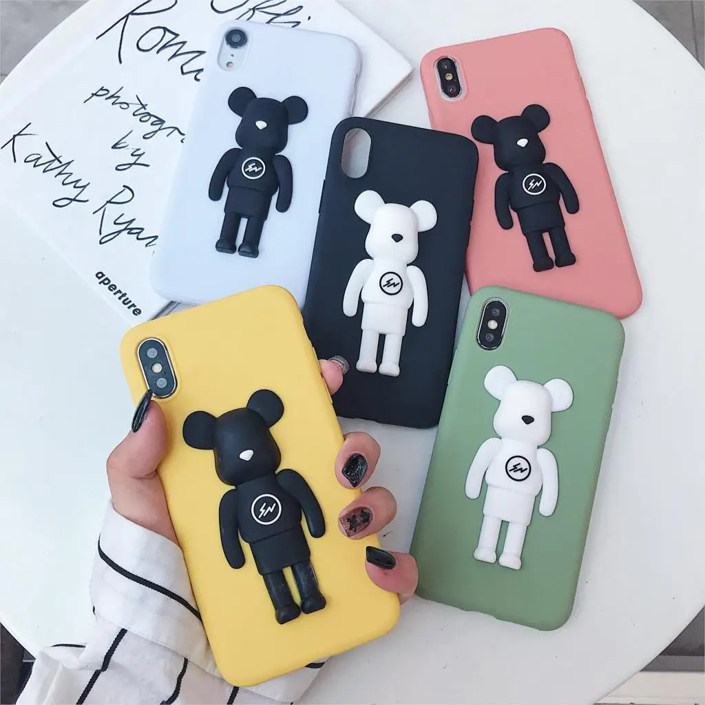 For iPhone SE 6 7 8 Plus X XS XR MAX Cover For Samsung A10 20 30 50 70 S8 S9 S10 Plus Bear Soft TPU Case
For iPhone SE 6 7 8 Plus X XS XR MAX Cover For Samsung A10 20 30 50 70 S8 S9 S10 Plus Bear Soft TPU Case