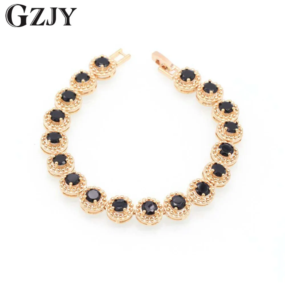 GZJY Fashion Champagne Gold Color Round Multi-color Zircon Bracelet Bangle For Women Wrist Party Accessories jewelry 8colors
GZJY Fashion Champagne Gold Color Round Multi-color Zircon Bracelet Bangle For Women Wrist Party Accessories jewelry 8colors