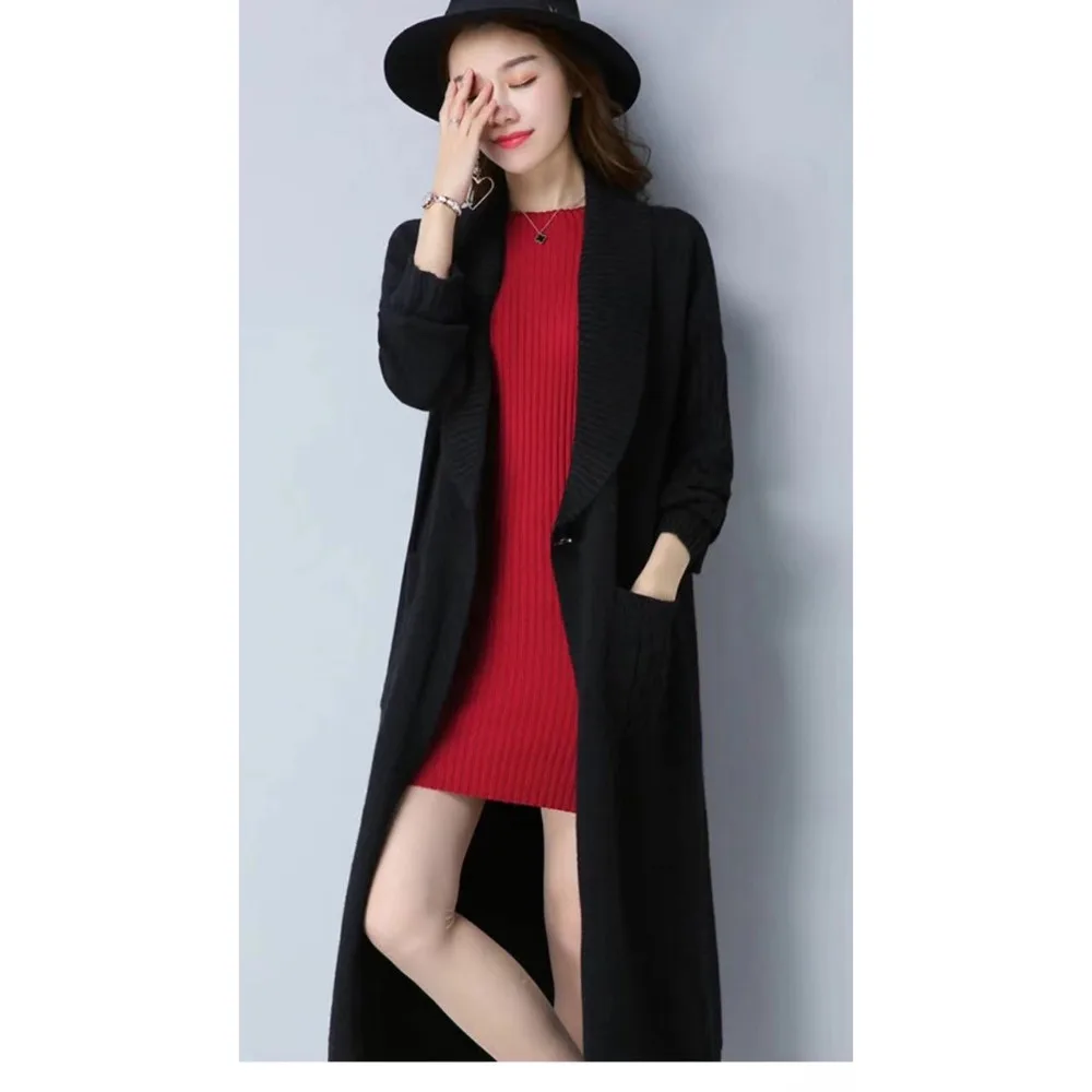 2018 Winter Women's Angora Rabbit Cardigans Knitting Sweater Loose Fashion High Quality Keep Warm Female Solid Outerwear |
