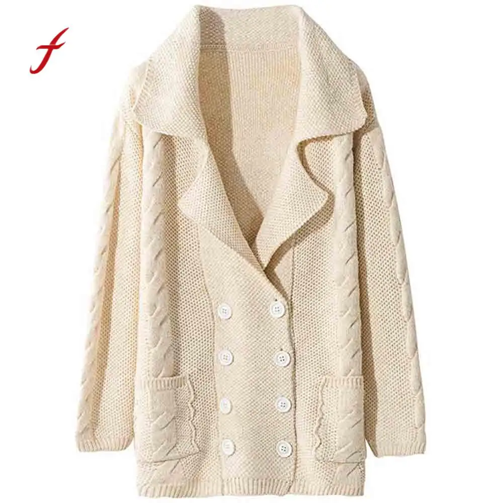 2019 winter sweater Women's Loose Large-Necked Solid Knitting sweater women plus size warm knit sweater with Button Outerwear
2019 winter sweater Women's Loose Large-Necked Solid Knitting sweater women plus size warm knit sweater with Button Outerwear
