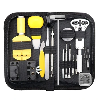 147PCS Watch Repair Kit Professional Spring Bar Tool Set, Case Opener Watch Band Link Pin Tool Set with Carry Case
147PCS Watch Repair Kit Professional Spring Bar Tool Set, Case Opener Watch Band Link Pin Tool Set with Carry Case