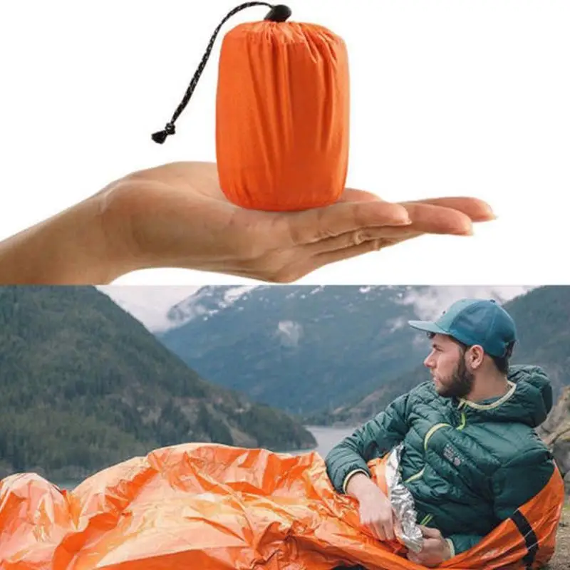 Outdoor First-Aid Survival Emergency Tent Blanket Sleep Bag Camping Shelter Gear Camping Travel Bags Waterproof
Outdoor First-Aid Survival Emergency Tent Blanket Sleep Bag Camping Shelter Gear Camping Travel Bags Waterproof