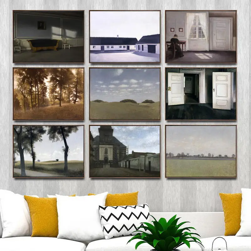 Home Decoration Art Wall Pictures for Living Room Poster Canvas Printings Paintings Danish Vilhelm Hammershoi
Home Decoration Art Wall Pictures for Living Room Poster Canvas Printings Paintings Danish Vilhelm Hammershoi