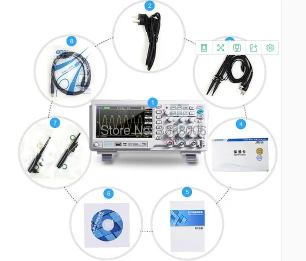 Digital Oscilloscope GA1102CAL 100MHz 7" LCD 2 channel Trigger Oscilloscope 1G Digital Oscilloscope
Digital Oscilloscope GA1102CAL 100MHz 7" LCD 2 channel Trigger Oscilloscope 1G Digital Oscilloscope