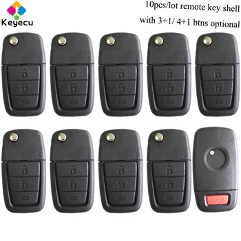 KEYECU 10PCS/Lot Replacement Flip Remote Car Key Shell - 3+1/ 4+1 Buttons - FOB for Pontiac G8 2008 2009 FCC ID: 0UC6000083 
KEYECU 10PCS/Lot Replacement Flip Remote Car Key Shell - 3+1/ 4+1 Buttons - FOB for Pontiac G8 2008 2009 FCC ID: 0UC6000083
