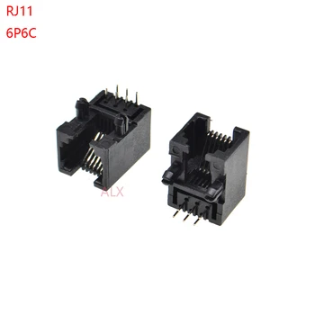 10PCS RJ11 telephone FEMALE SOCKET RIGHT ANGLE 95001 6P6C female jack pcb connector
10PCS RJ11 telephone FEMALE SOCKET RIGHT ANGLE 95001 6P6C female jack pcb connector