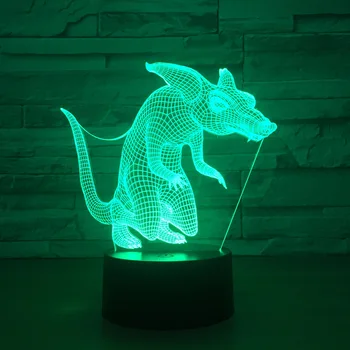 LED 7 color Fox 3d stereo light control smart night light creative electronic luminous gift lights 1259
LED 7 color Fox 3d stereo light control smart night light creative electronic luminous gift lights 1259