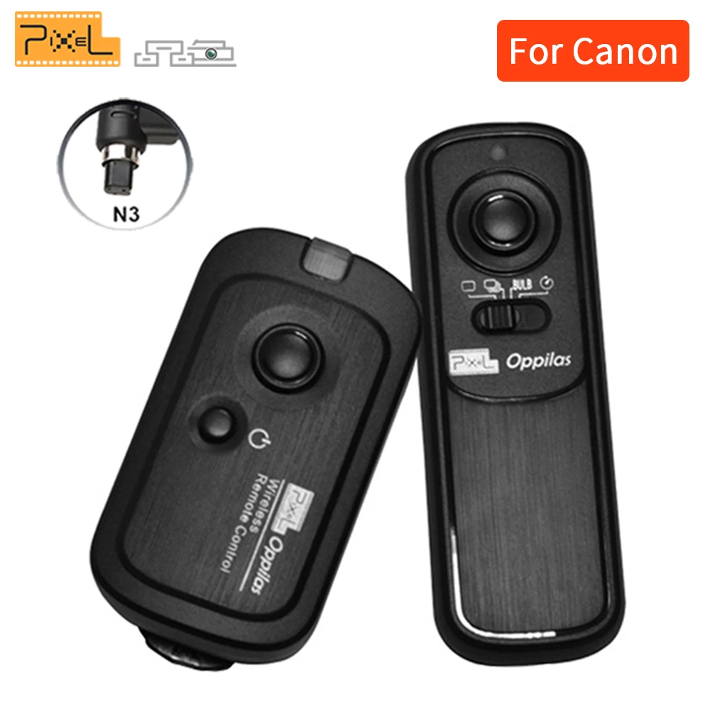 PIXEL RW-221 / N3 Wireless Shutter Release Remote Control Cable For Canon EOS 7D 5D 1D Series 6D 50D 40D 30D 20D 10D DSLR Camera
PIXEL RW-221 / N3 Wireless Shutter Release Remote Control Cable For Canon EOS 7D 5D 1D Series 6D 50D 40D 30D 20D 10D DSLR Camera