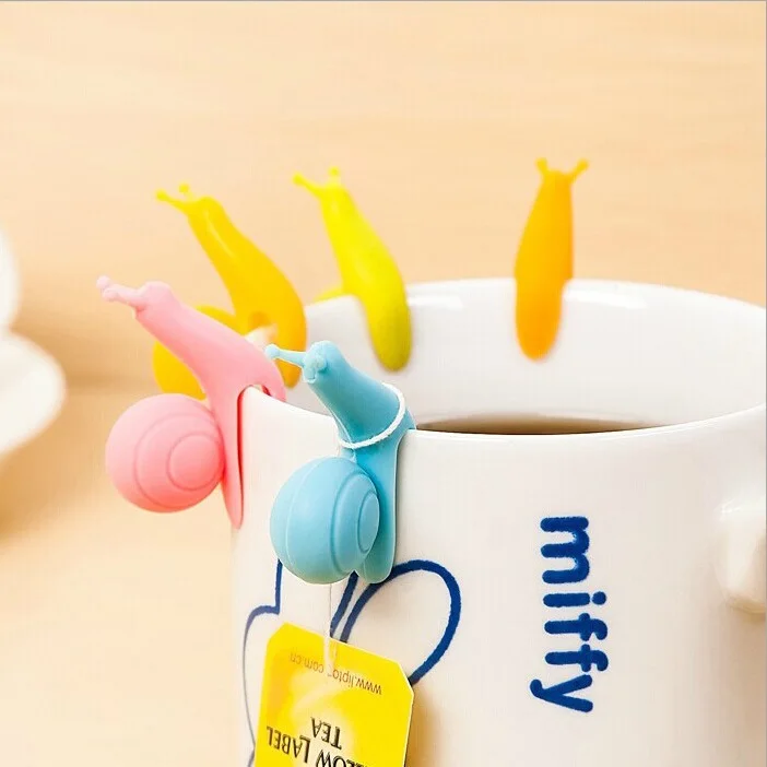 5 pcs/Set Cute Snail Shape Tea Bag Clip Cup Mug Tea Infusers Strainer Clips Party Decor Random Color Silicone Tea Bag Holder
5 pcs/Set Cute Snail Shape Tea Bag Clip Cup Mug Tea Infusers Strainer Clips Party Decor Random Color Silicone Tea Bag Holder