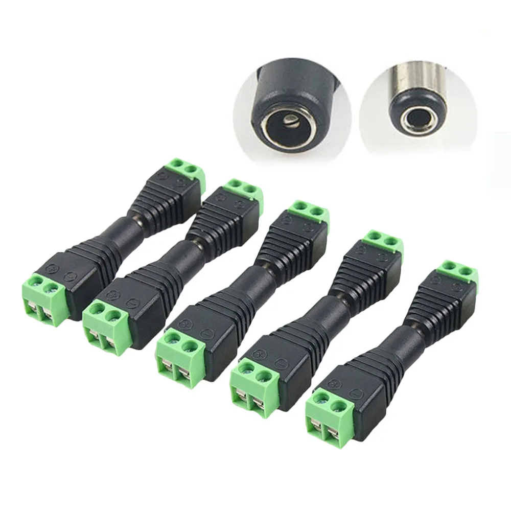 DC12V Plug Adapter Connector Male For 5050 3528 LED Strip Light Power Supply Wholesale Drop Shipping
DC12V Plug Adapter Connector Male For 5050 3528 LED Strip Light Power Supply Wholesale Drop Shipping