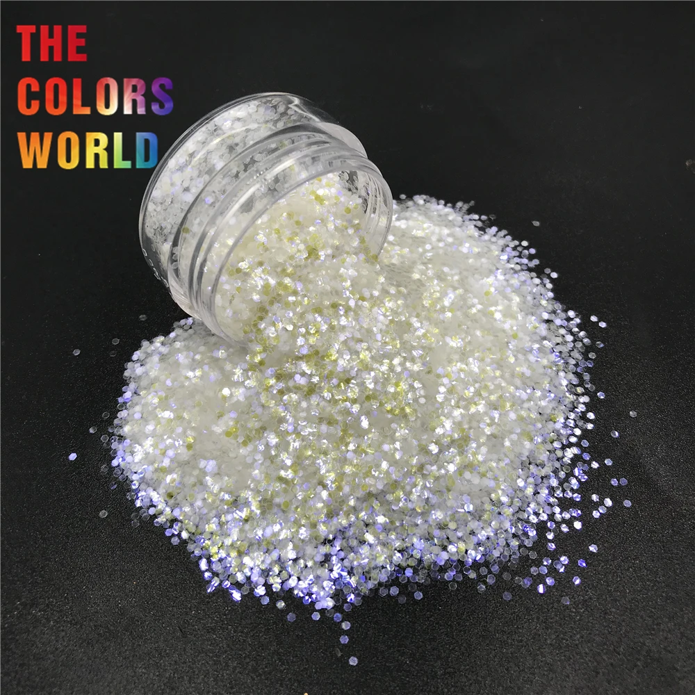 TCR6324R Iridescent Rainbow White Color With Colorful Hexagon Shape Nail Glitter Nail Art Decoration BodyArt Tumbler Accessories
TCR6324R Iridescent Rainbow White Color With Colorful Hexagon Shape Nail Glitter Nail Art Decoration BodyArt Tumbler Accessories