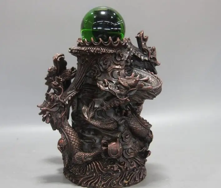China Copper Bronze Feng Shui Home Decoration Dragon Play Bead Statue Sculpture
China Copper Bronze Feng Shui Home Decoration Dragon Play Bead Statue Sculpture