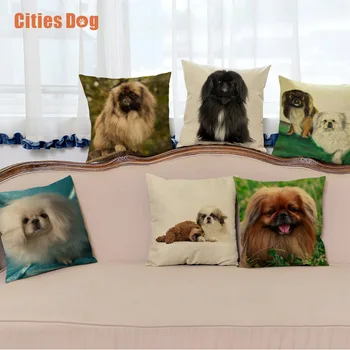 Animal dog Decorative Pillowcase Cushion cover Pekingese dogs Pillows cushions christmas decorations for home almofada cojines
Animal dog Decorative Pillowcase Cushion cover Pekingese dogs Pillows cushions christmas decorations for home almofada cojines