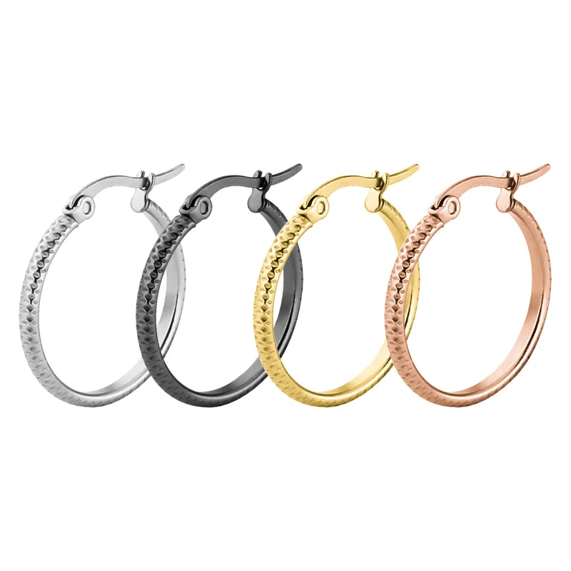 FairLadyHood Hot Fashion Stainless Steel Earrings Personalized Men And Women Fashion Jewelry Hoop Earrings
FairLadyHood Hot Fashion Stainless Steel Earrings Personalized Men And Women Fashion Jewelry Hoop Earrings