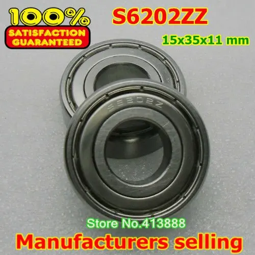 (1pcs) SUS440C environmental corrosion resistant stainless steel deep groove ball bearings S6202ZZ 15*35*11 mm
(1pcs) SUS440C environmental corrosion resistant stainless steel deep groove ball bearings S6202ZZ 15*35*11 mm