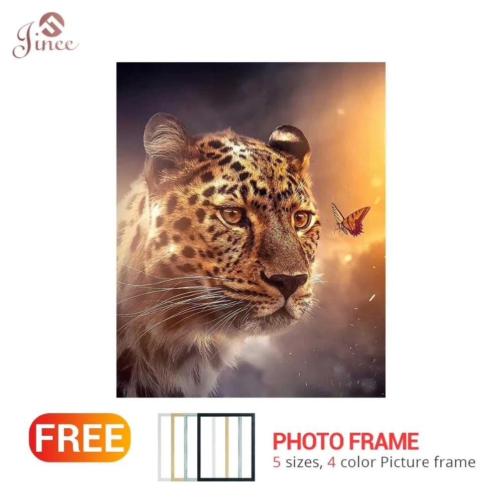 5D Leopard Butterfly Wall Painting Cross Stitch Diamond Painting Full Drill Animal Diamond Painting Wall Sticker Gift DIY
5D Leopard Butterfly Wall Painting Cross Stitch Diamond Painting Full Drill Animal Diamond Painting Wall Sticker Gift DIY