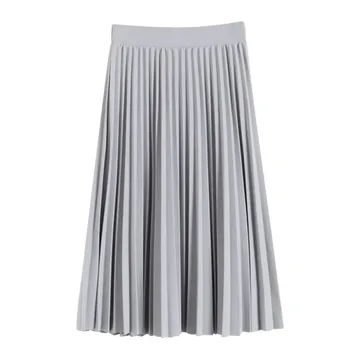 Fashion Skirt Waist Pleated Cute Mid-Calf Summer Spring Lady Casual Empire Skirts Solid Color
Fashion Skirt Waist Pleated Cute Mid-Calf Summer Spring Lady Casual Empire Skirts Solid Color