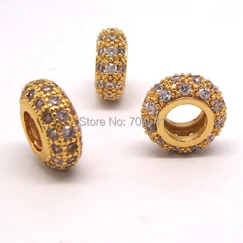 8mm 10mm Gold plated Brass Micro Pave Paved Bling Zircon CZ Tube Beads Connectors Spacer Beads For DIY Any Bracelet Making
8mm 10mm Gold plated Brass Micro Pave Paved Bling Zircon CZ Tube Beads Connectors Spacer Beads For DIY Any Bracelet Making