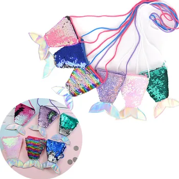 Mermaid Tail Sequins Coin Purse Sling Money Change Card Holder Wallet Purse Bag Pouch Crossbody Bags For Kids Gifts Girl
Mermaid Tail Sequins Coin Purse Sling Money Change Card Holder Wallet Purse Bag Pouch Crossbody Bags For Kids Gifts Girl