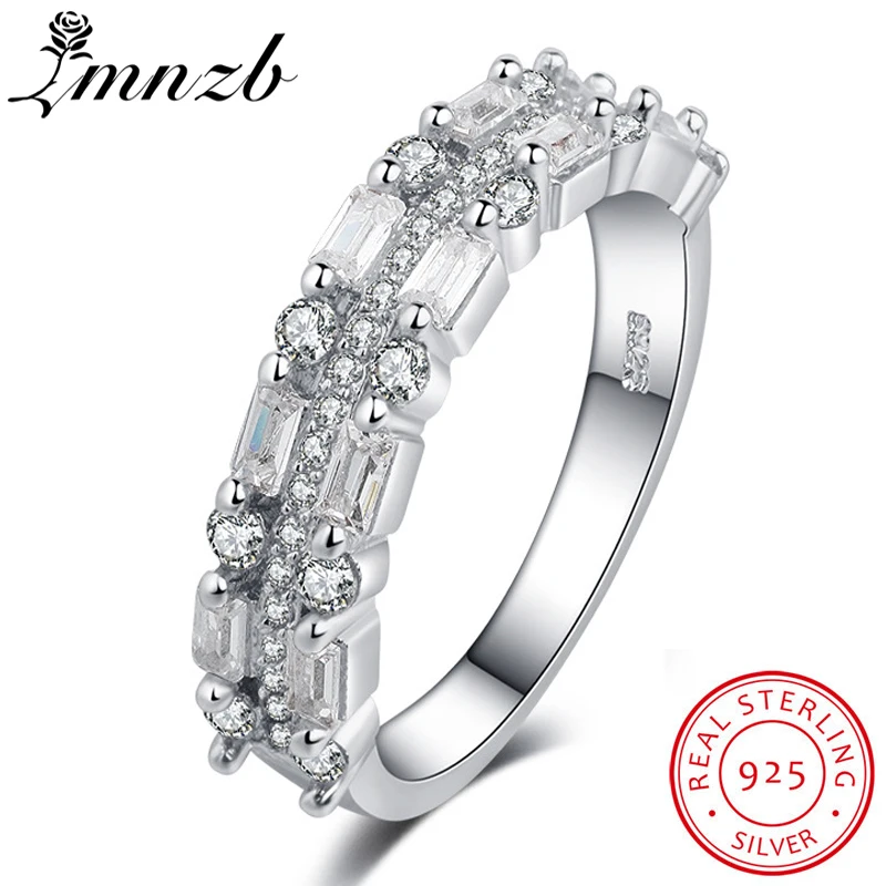 LMNZB Luxury Full Crystal Zircon Rings for Women 925 Sterling Silver Jewelry Promise Wedding anel statement anillos LR0185
LMNZB Luxury Full Crystal Zircon Rings for Women 925 Sterling Silver Jewelry Promise Wedding anel statement anillos LR0185