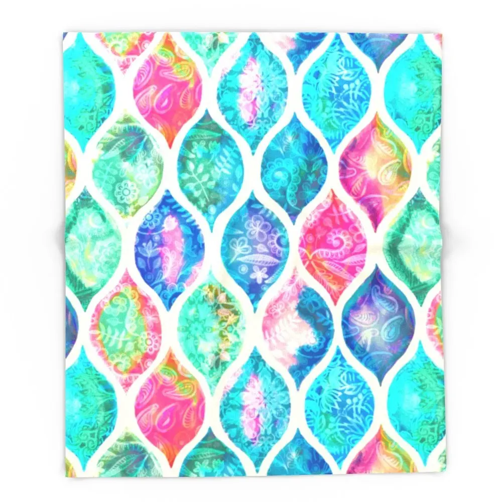 Watercolor Ogee Patchwork Pattern 68" x 80" Blanket Throw on Sofa Bed Plane Plaids Solid Bedspreads Home Textile
Watercolor Ogee Patchwork Pattern 68" x 80" Blanket Throw on Sofa Bed Plane Plaids Solid Bedspreads Home Textile