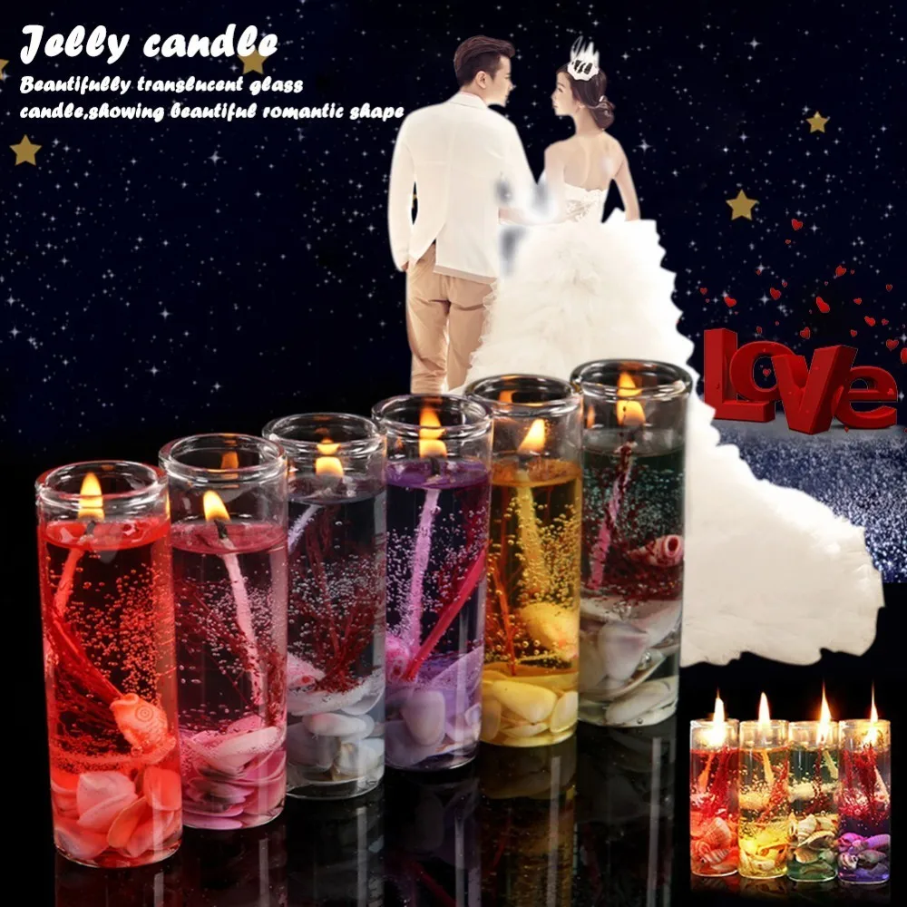 Creative Ocean Candle Crystal Jelly Candle Wedding Valentine's Day Romantic Candle Fesivial Decoration Candles
Creative Ocean Candle Crystal Jelly Candle Wedding Valentine's Day Romantic Candle Fesivial Decoration Candles