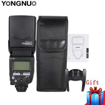 YONGNUO YN660 Wireless Flash Speedlite GN66 2.4G Wireless HSS 1/8000s for Canon Nikon Pentax Olympus camera
YONGNUO YN660 Wireless Flash Speedlite GN66 2.4G Wireless HSS 1/8000s for Canon Nikon Pentax Olympus camera