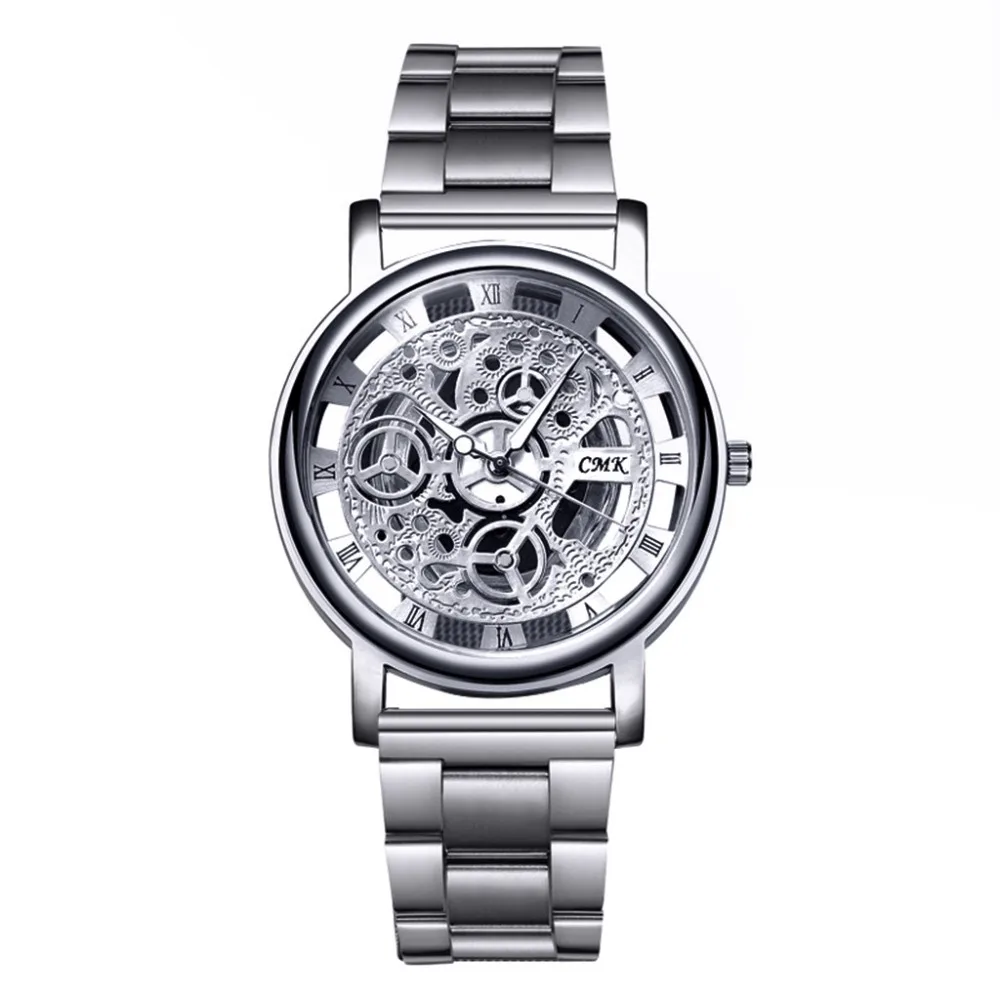 Fashion Watch Silver & Golden Luxury Hollow Steel Watches Men Women Unisex Hombre Quartz Wrist watch Clock Retro Relogio#YY
Fashion Watch Silver & Golden Luxury Hollow Steel Watches Men Women Unisex Hombre Quartz Wrist watch Clock Retro Relogio#YY