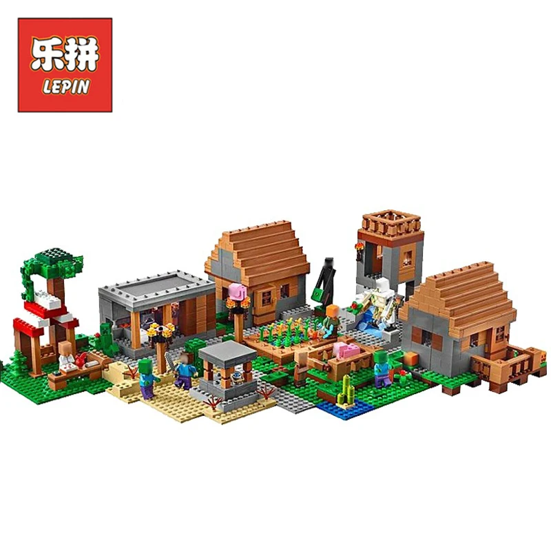 In Stock DHL Lepin Sets 18008 1673pcs Minecrafted Figures My World The Village Model Building Kits Blocks Bricks Kids Toys 21128
In Stock DHL Lepin Sets 18008 1673pcs Minecrafted Figures My World The Village Model Building Kits Blocks Bricks Kids Toys 21128