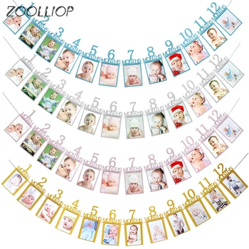 12 Months Photo Frame Banner First Happy Birthday Decorations 1st Baby Boy Girl My 1 One Year Party Supplies Celebration DIY
12 Months Photo Frame Banner First Happy Birthday Decorations 1st Baby Boy Girl My 1 One Year Party Supplies Celebration DIY