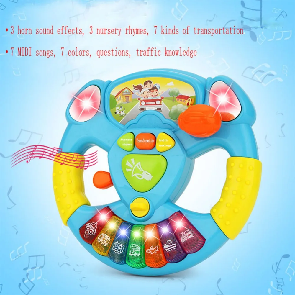 LeadingStar Electric Toy Musical Instruments for Kids Baby Steering Wheel Musical Developing Educational Toys
LeadingStar Electric Toy Musical Instruments for Kids Baby Steering Wheel Musical Developing Educational Toys
