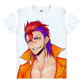 Coolprint Japanese manga Nanbaka T-Shirts anime shirt of Hajime Sugoroku and Kenshiro Yozakura, colorful Printing Shirt Novelty
Coolprint Japanese manga Nanbaka T-Shirts anime shirt of Hajime Sugoroku and Kenshiro Yozakura, colorful Printing Shirt Novelty