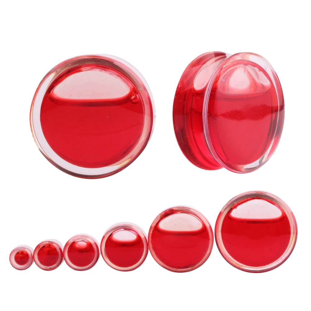 2pcs/lot Acrylic Light Red Liquid Blood Ear Gauges Ear Plugs Ear Stretchers Plugs and Tunnels Body Piercing Plug Ears Stretcher
2pcs/lot Acrylic Light Red Liquid Blood Ear Gauges Ear Plugs Ear Stretchers Plugs and Tunnels Body Piercing Plug Ears Stretcher